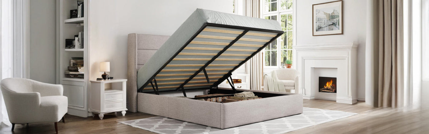 Bed Frames with Lift Up Storage