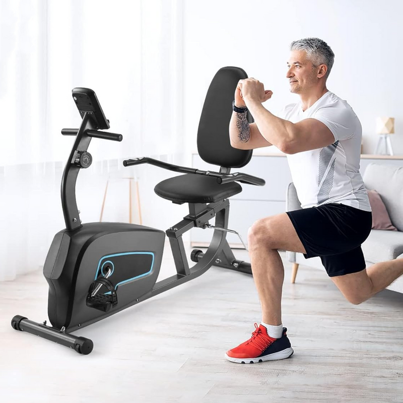 Recumbent Home Exercise Bike 8 Speed Stationary Exercise Bike with He Ohwill Online Home Store for Furniture. Free Shipping on all items