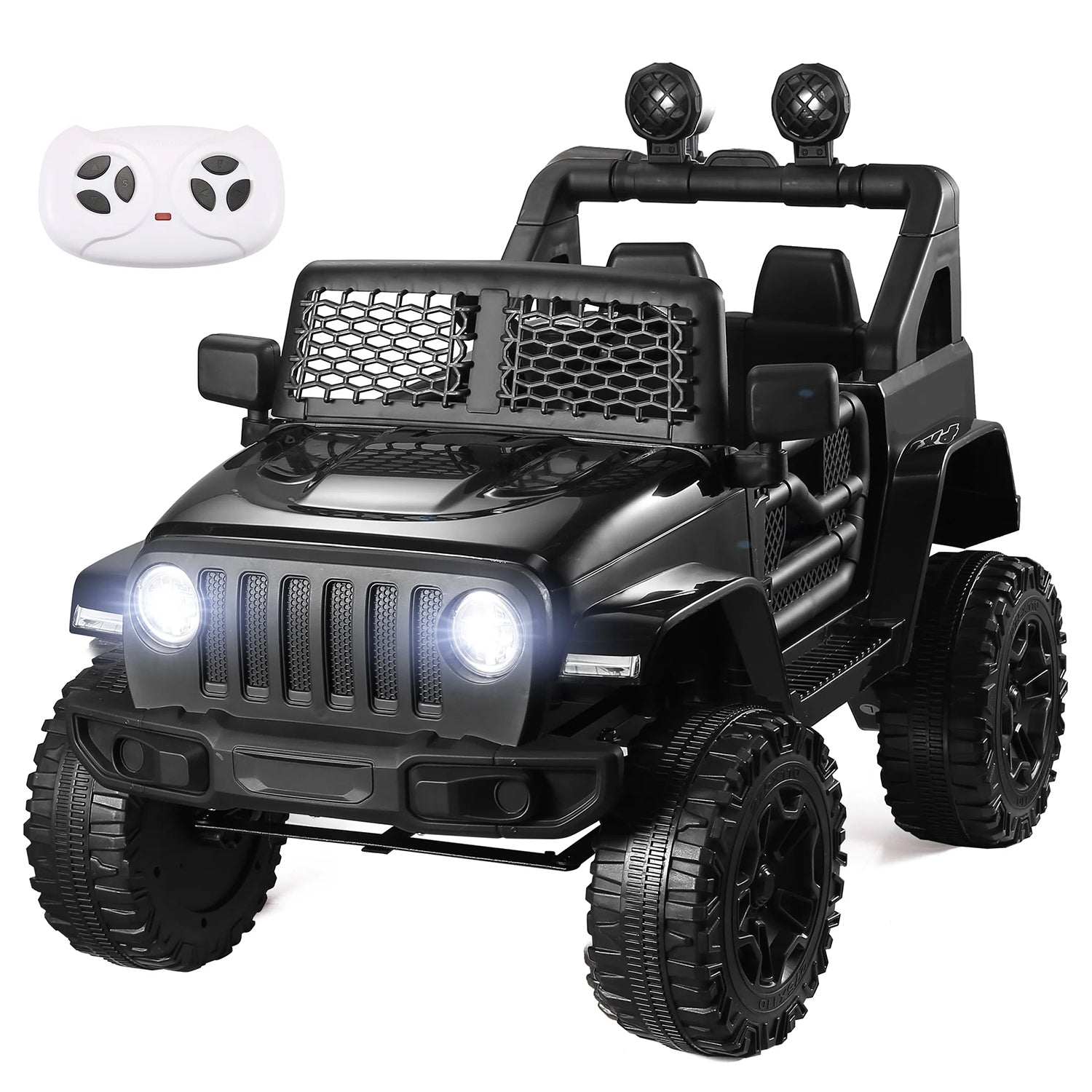 12V Kids Power Ride on Truck Car with Remote Control, Bluetooth Music ...