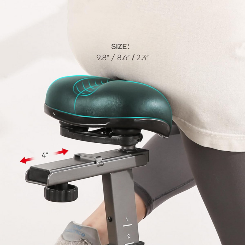 Exercise Bike Stationary Home Bike with Resistance and Comfort Saddle